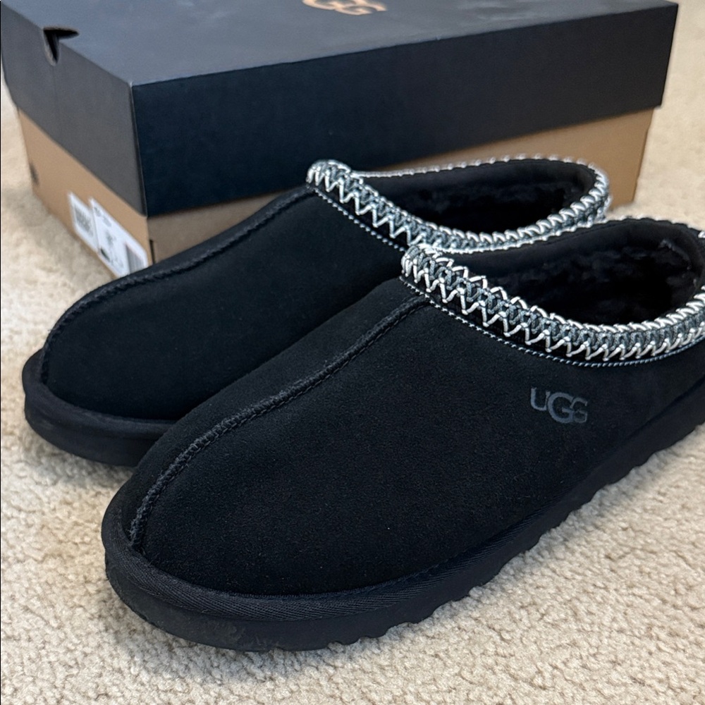 **Like New**UGG Black TasmanSlip-On Shoes
